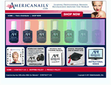 Tablet Screenshot of americanails.com